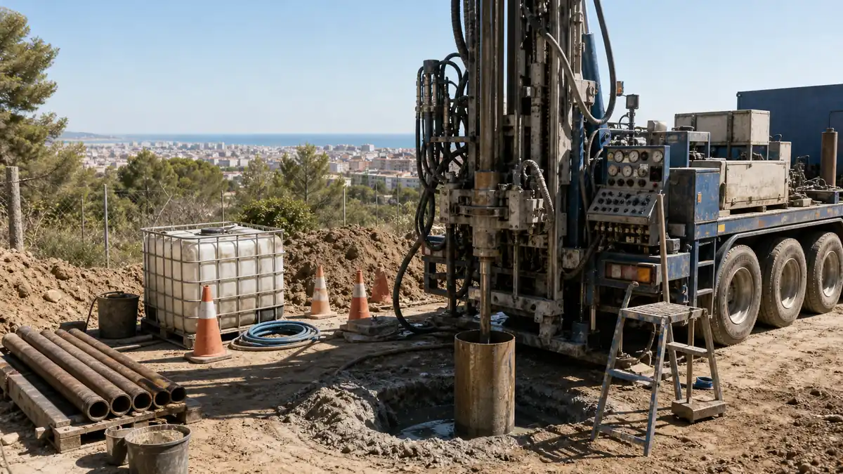construcción de pozos en Barcelona