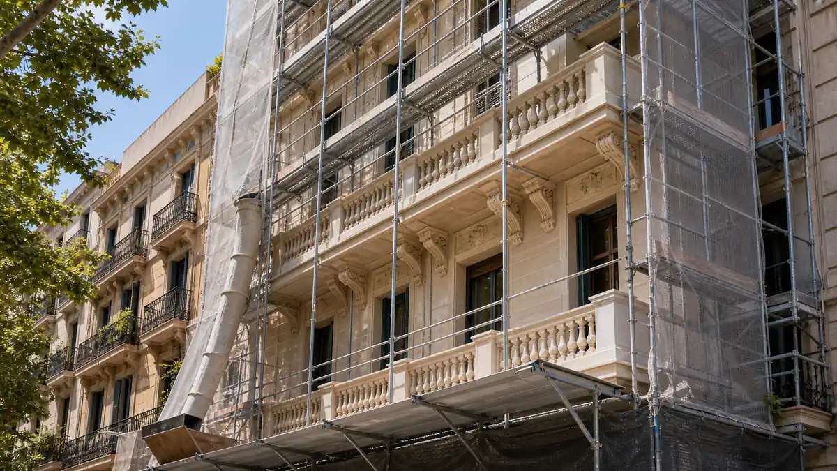 rehabilitación de edificios en Barcelona